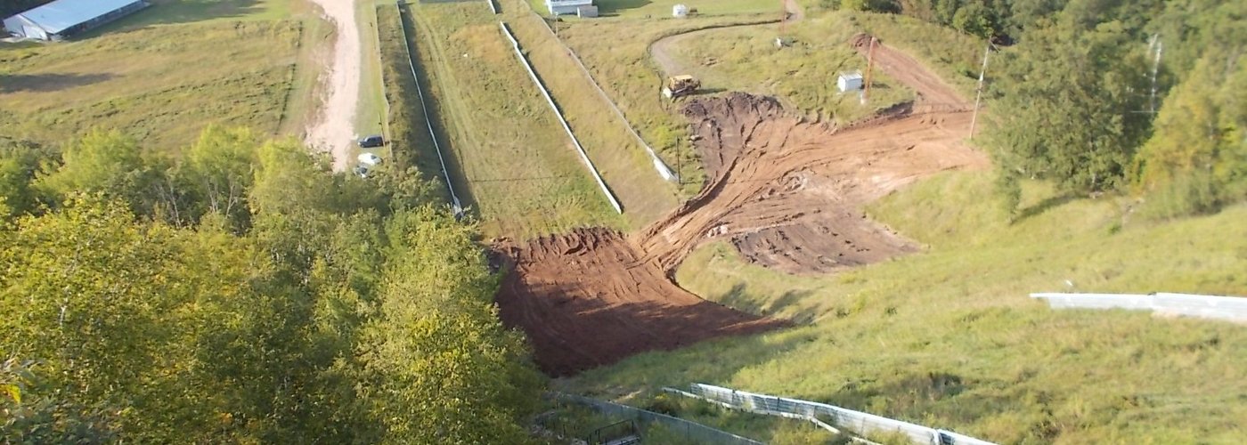 Pine Mountain Ski Jump, Iron Mountain, MI. Landing Area.