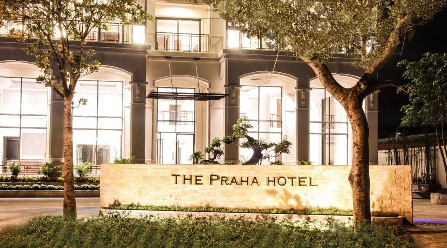 Hotel Entrance at night