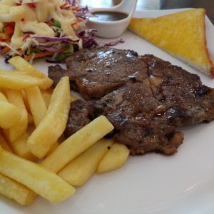 t-bone steak buffet