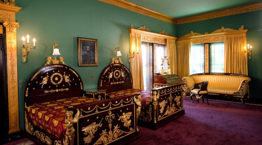 John Ringling's Bedroom in the Historic Ca' d'Zan mansion at The Ringling