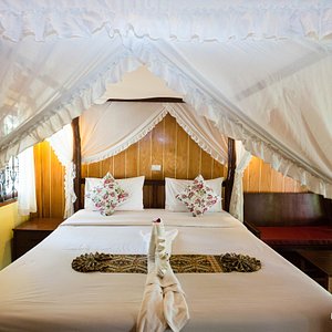 The Deluxe Room at the Sayang Beach Bungalows