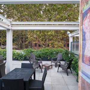 Terrace and Breakfast Room at the Re Testa
