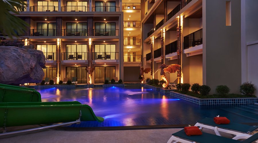 Fantasy Pool at Night