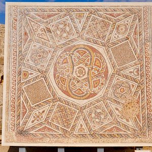 The Shalom al Israel Synagogue  With a mosaic full of Jewish symbolism