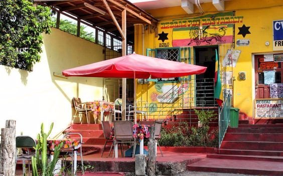 front view of the reggae pot rastarant
