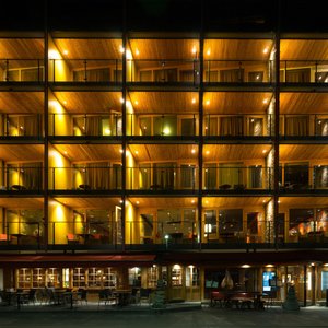 Frontansicht Eiger Selfness Hotel