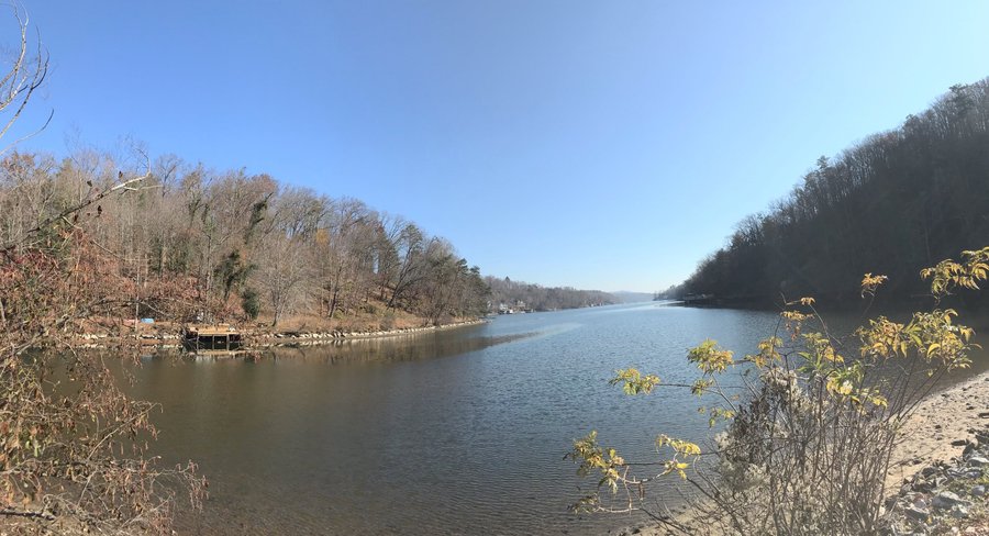 Nice trail-view of the lake