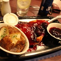 Baked Duck. Sauce was AMAZING.