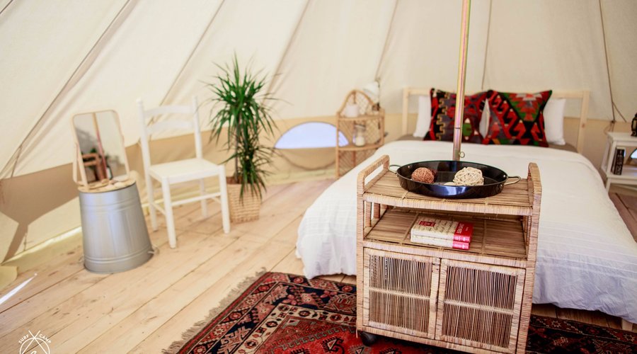 Glamping tent