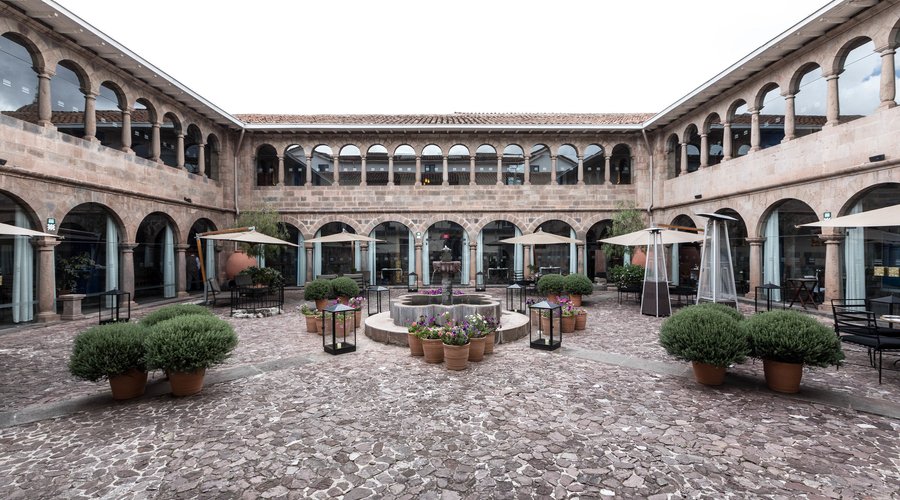 Cuatro Bustos Courtyard at the Palacio del Inka, A Luxury Collection Hotel, Cusco