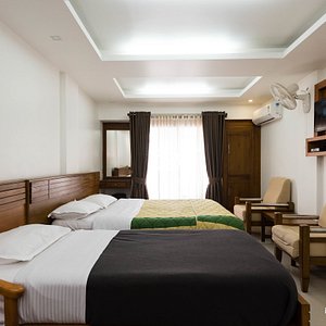 The Superior Triple Bed AC at the Hotel Madikeri Heritage