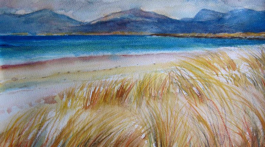 Luskentyre Grasses and the Harris Hills