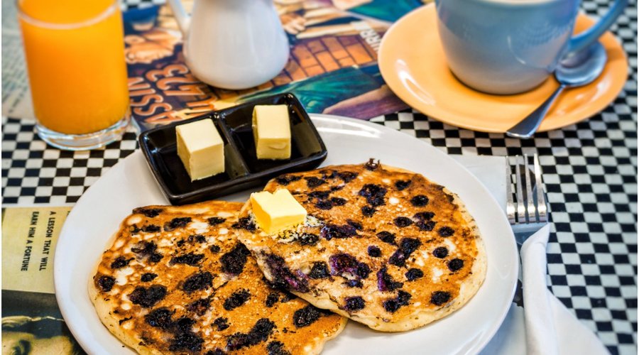 Gluten-Free Buttermilk Blueberry Pancakes. Most of our food can be prepared gluten-free