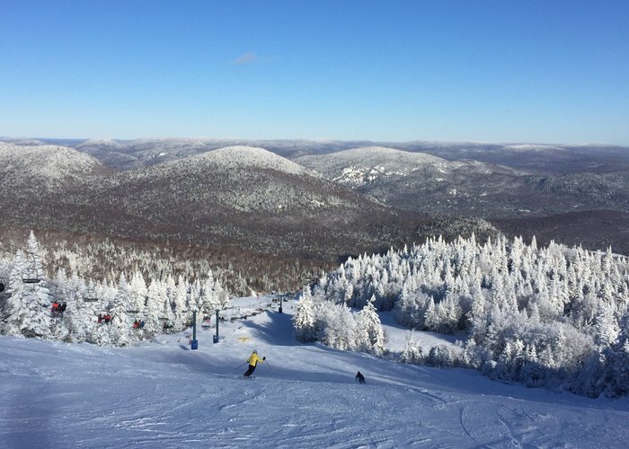 Ski resort mountain top