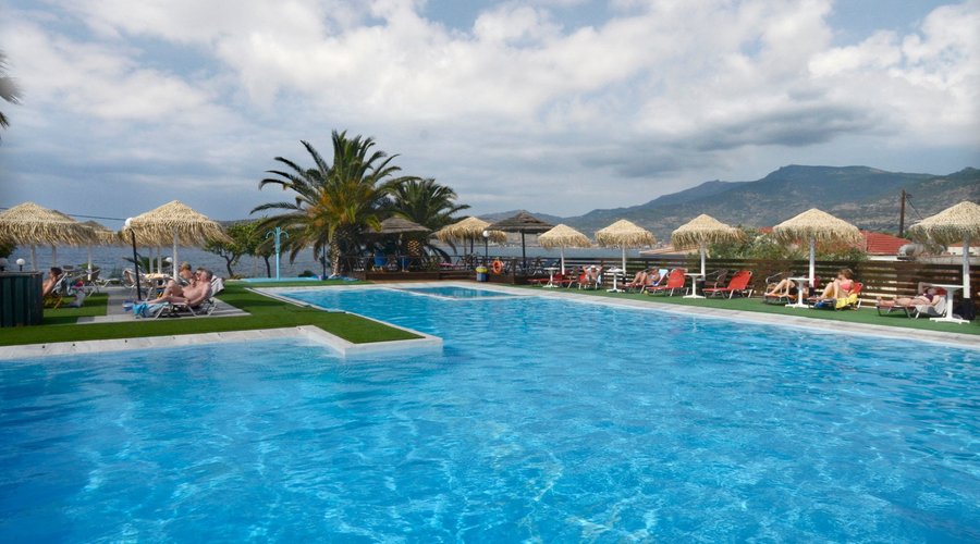 Big Swimming pool, Salted Water, Clara Hotel Resort, Avlaki, Petra, Lesvos
