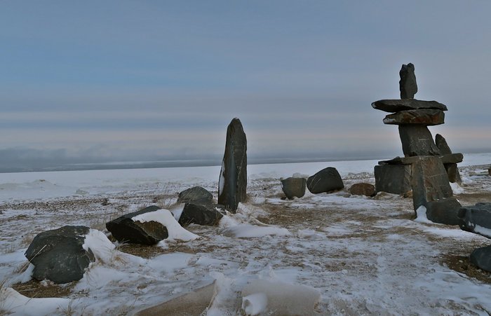 A cold setting by the bay
