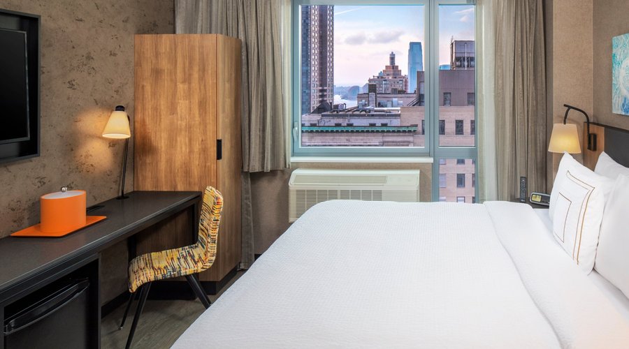 Enjoy comfortable accommodations near Manhattan's top destinations.