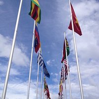 commonwealth flags walk