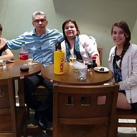 Reunião descontraida em um domingo a noite com a família...