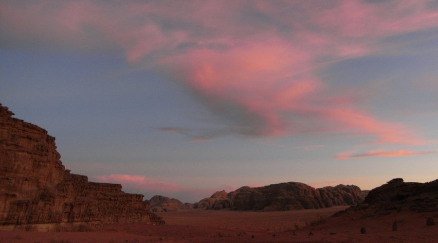 sunset from the camp 
