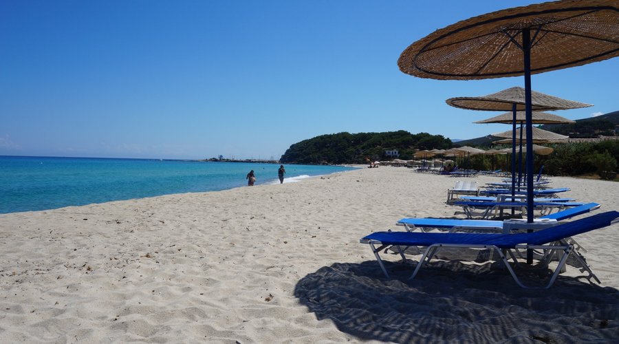 Beach just outside the main town