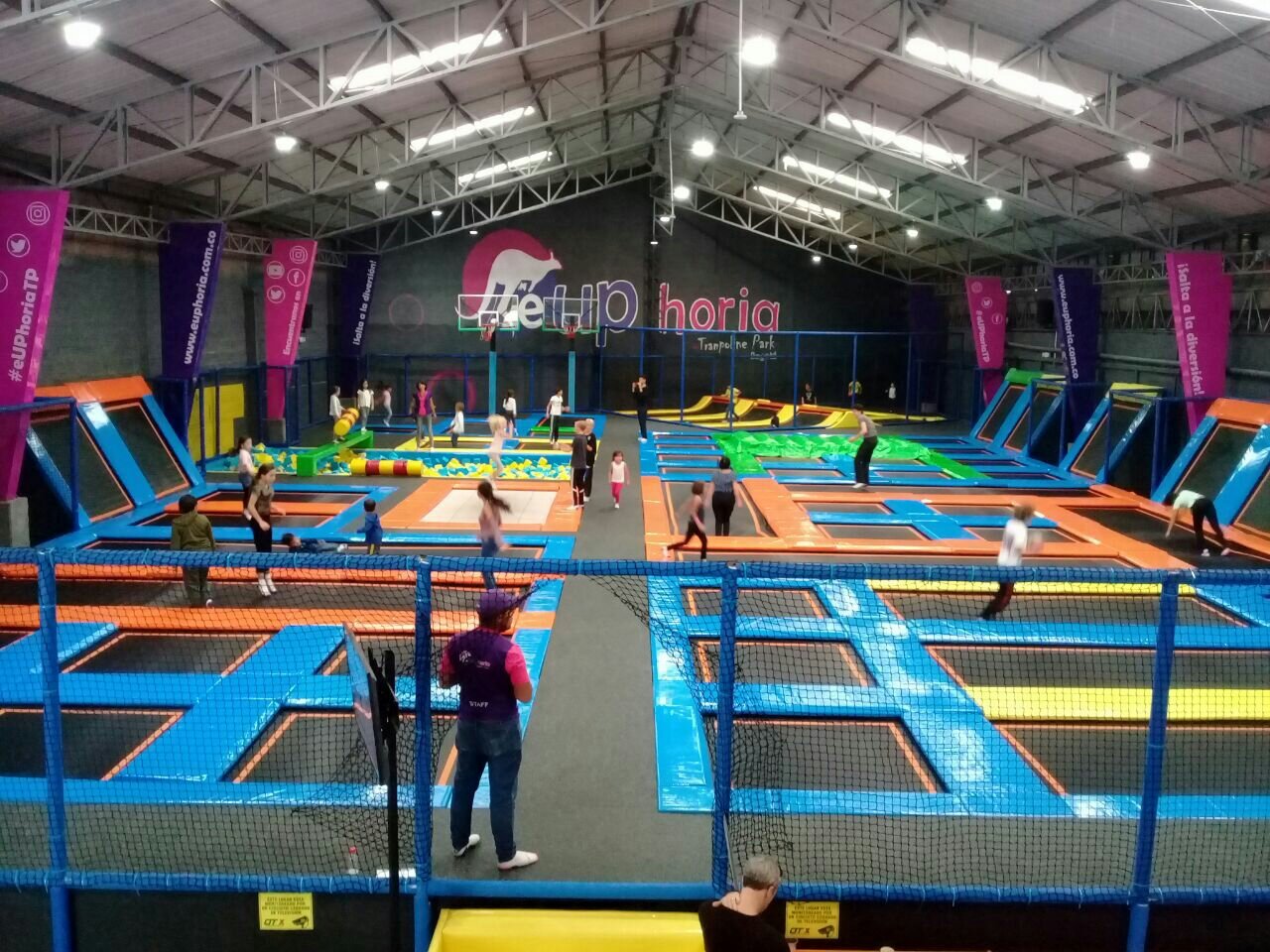 el parque de trampolines