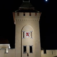 De Geulpoort in kerstsfeer.