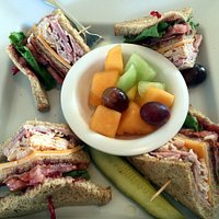 Orange Cranberry Club with Fresh Fruit