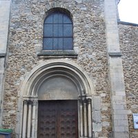 Porte d'entrée de l'église