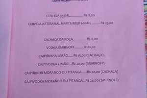 Cardápio