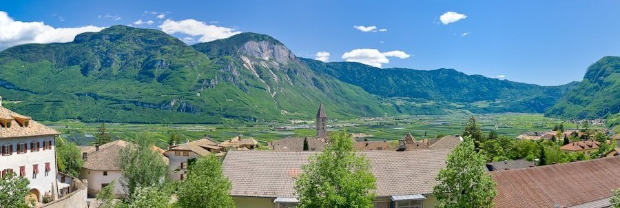 Panorama-Blick auf der Dachterrasse