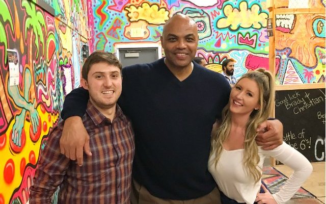 Charles Barkley visits Bad Axe Throwing Atlanta