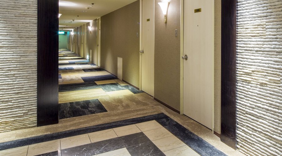 客室廊下　　　　　　　　　　　　　　Guest room floor
