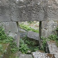 Un dintel de 'pietra serena'