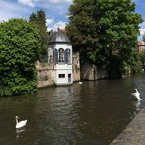 The groenerei canal at Brasserie uilenspiegel