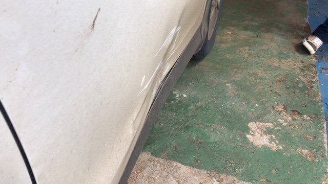Foto tomada del golpe