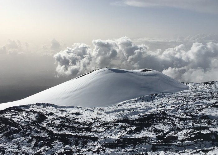 vu du cratère en haut