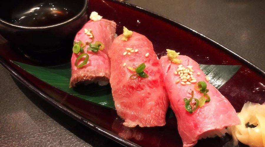三種牛肉握壽司