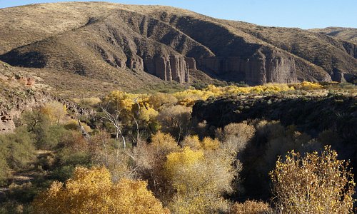 One of the gorges in this Box canyon - if you stay at the campground this is your scenery every 