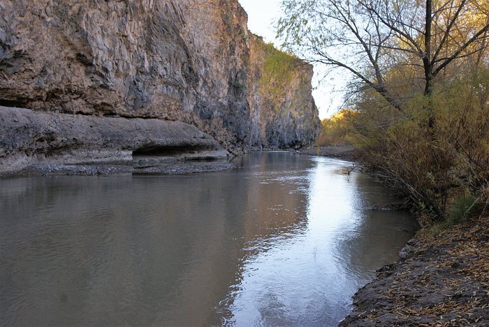the Box Canyon - the rock walls are amazing and folks love fishing for trout here