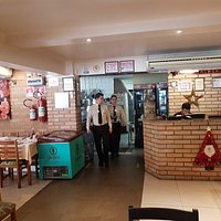 Visão da entrada da cozinha.