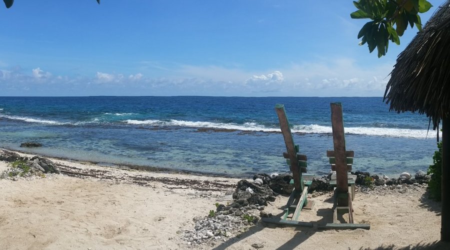Massage en bord de lagon