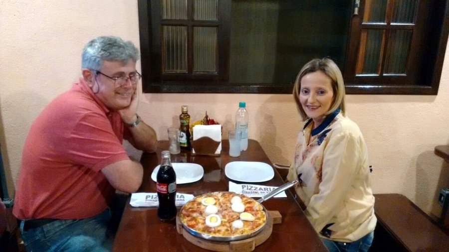 Pizza boa e atendimento excelente
