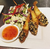 Stuffed Prawns (Goong Kieaw)
