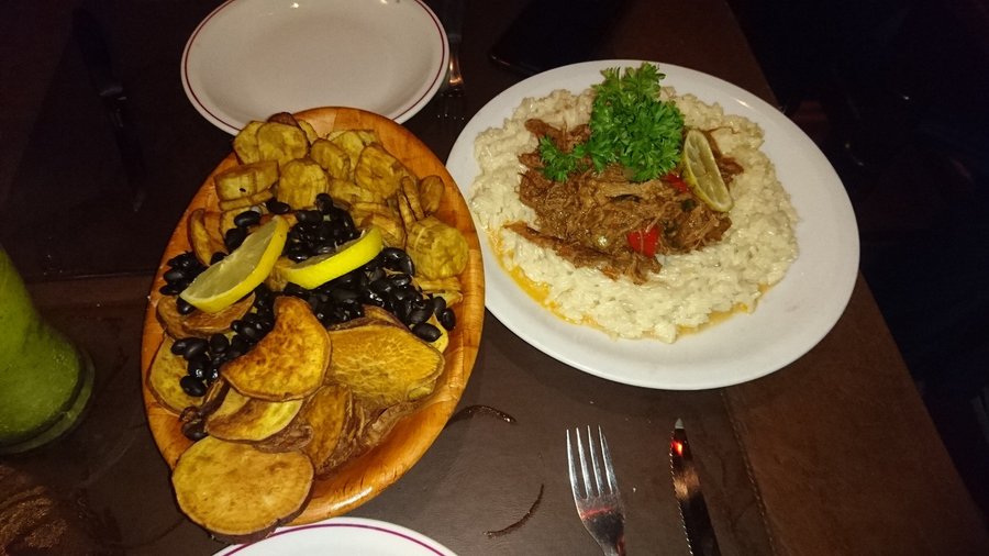 Cazuela cubana y Ropa vieja