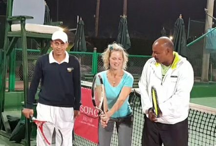 With great coach Mahmoud and ball boy