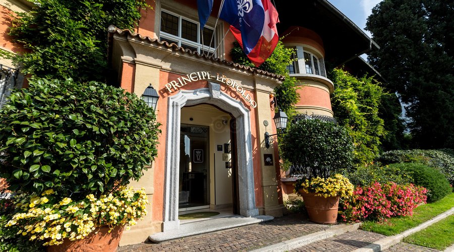 Entrance at the Villa Principe Leopoldo