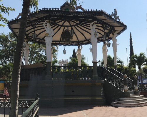 Kiosko en el pueblo de El Grullo en el estado de Jalisco, México. 