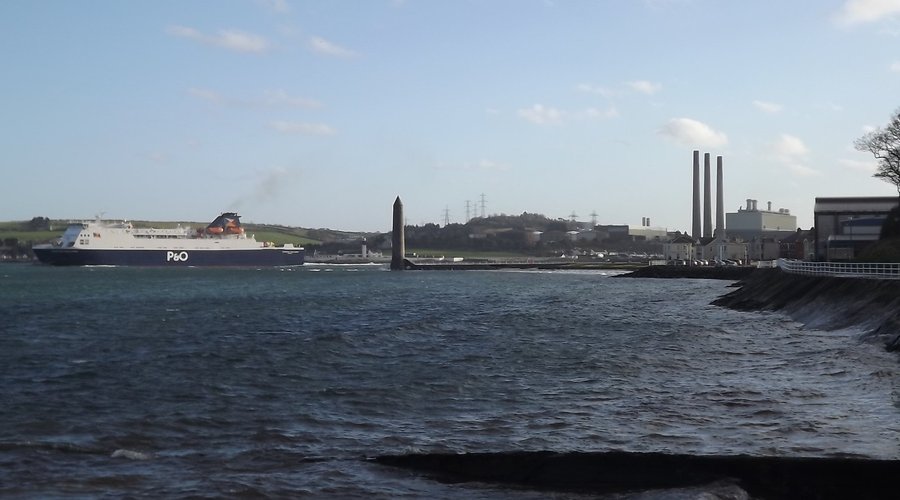 Photo of boat Leaving the Port taken from along the promenade