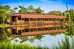 TaNiTa (Lagoon) Resort in Udon Thani, image may contain: Scenery, Resort, Hotel, Pond